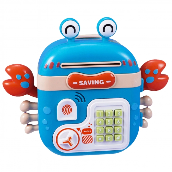 Woopie Electronic Safe ATM with Access Pin - Blue Crab Backpack