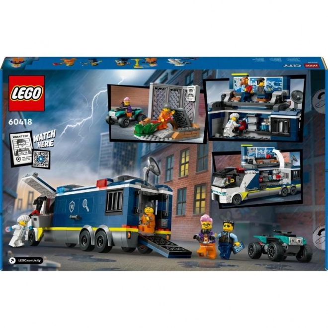 LEGO® City 60418 Mobiele onderzoekswagen van de politie