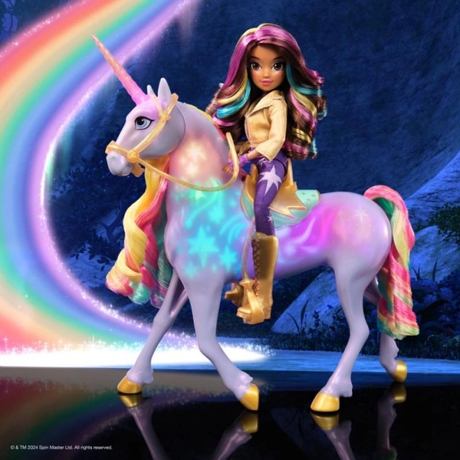 UNICORN ACADEMIE LICHTGEVENDE EENHOORN WILDSTAR MET POP SOPHIA 24cm