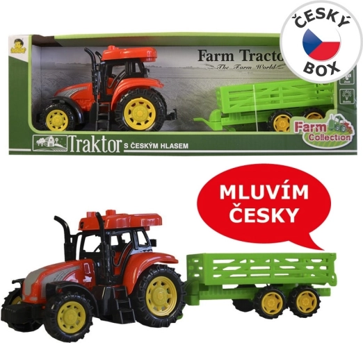 MaDe Tractor with Czech-speaking trailer