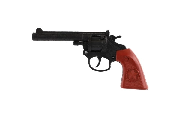 Kinder plastic revolver voor capsules 8 schoten