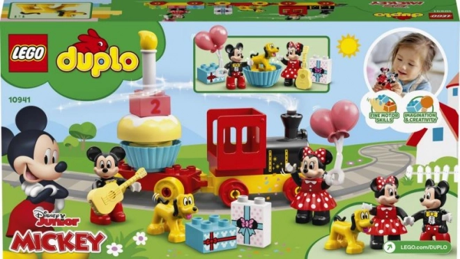 LEGO 10941 DUPLO Verjaardagstrein van Mickey en Minnie