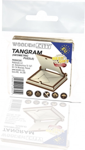 Wooden 3D Puzzles – Geometric Set WOODEN CITY