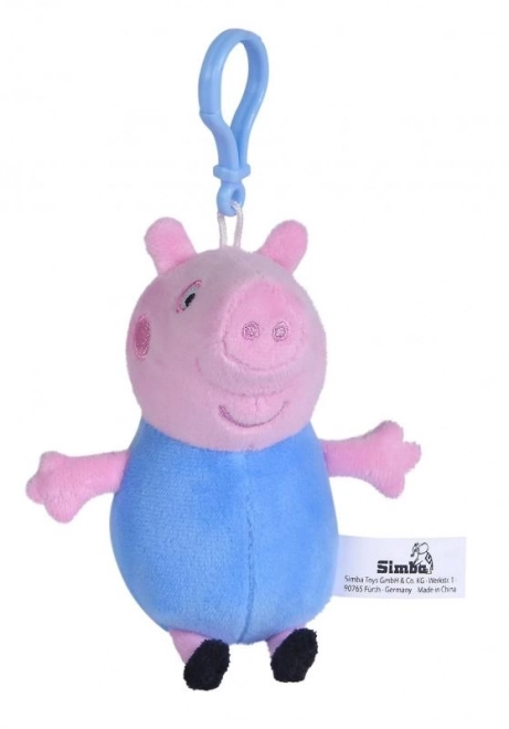 Peppa Pig pluchen hanger voor rugzak, 4 soorten
