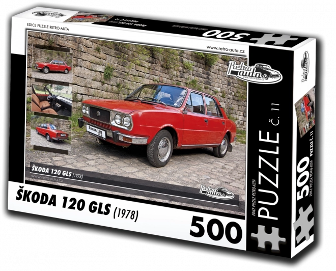 Puzzel RETRO-AUTA Škoda 120 GLS 1978 – 500 stukjes