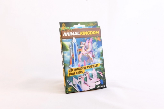 3D Wooden Puzzle Unicorn