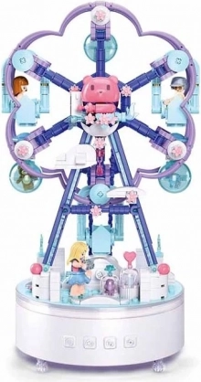 SLUBAN Music Box Happy Carousel Building Set