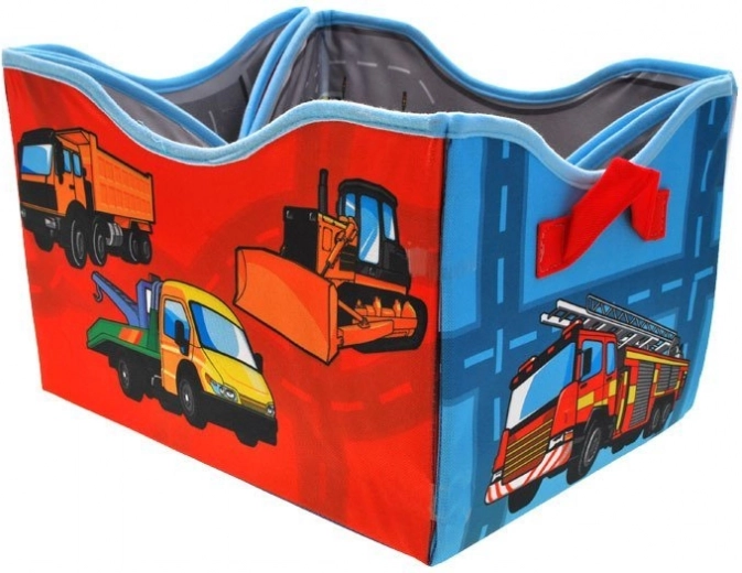 Storage box with reinforced walls