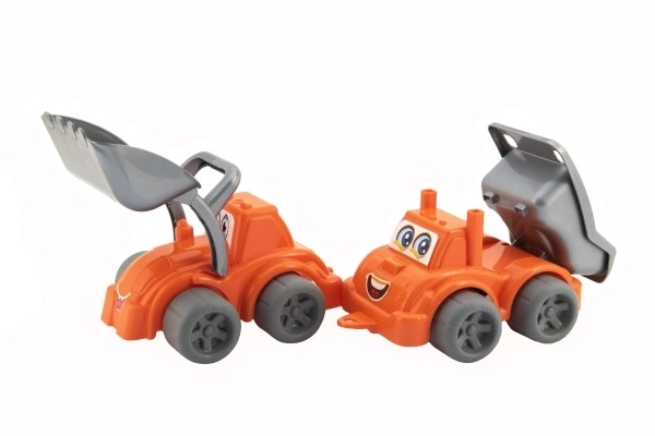 Bouwmachines voor kinderen - set van 2 autootjes