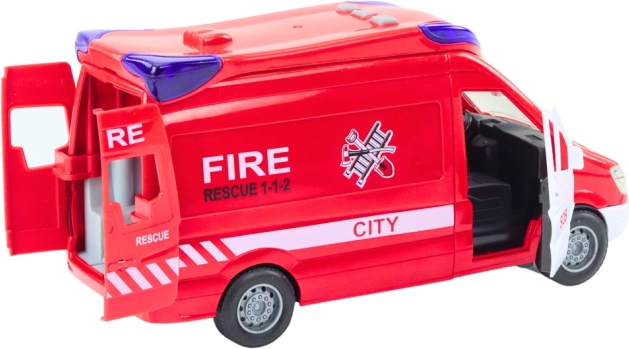 Lichten en sirene voor realistische actie