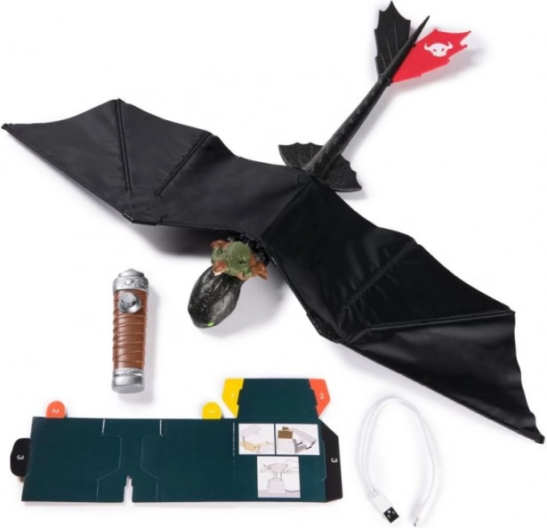 Vliegende draak Toothless met afstandsbediening