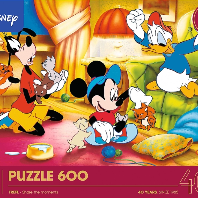Trefl Puzzle Disney: Micky Maus und Freunde 600 Teile
