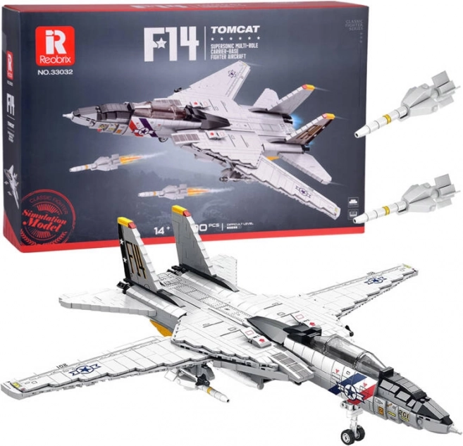 REOBRIX F-14 Tomcat Technical Building Kit – 1600 Pieces