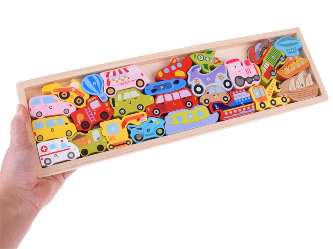Duurzame houten stukken voor creatief spel
