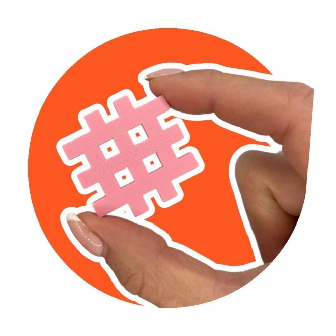 Constructieblokjes Waffle mini pastel 500 stuks