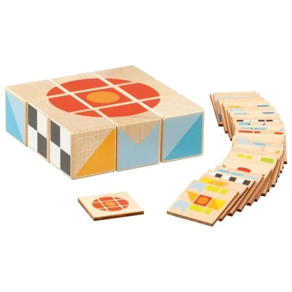 Blokkenpuzzel Kubus grote blokken