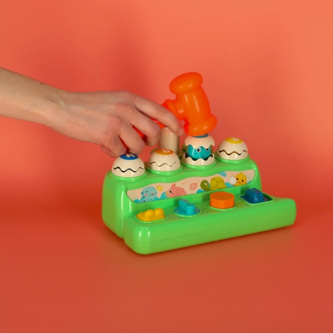 Interaktives Spiel mit Hammer Krokodil für Kinder ab 18 Monaten