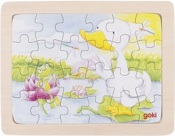 Goki wooden puzzle sheep 24 pieces