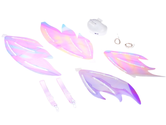 Ailes lumineuses colorées