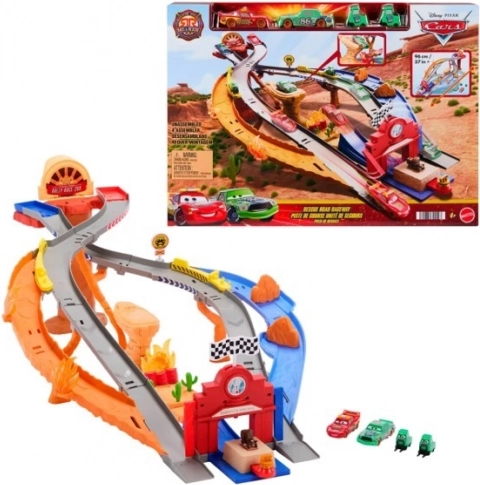 Disney Pixar Cars – reddingsbaan: race met obstakels speelset