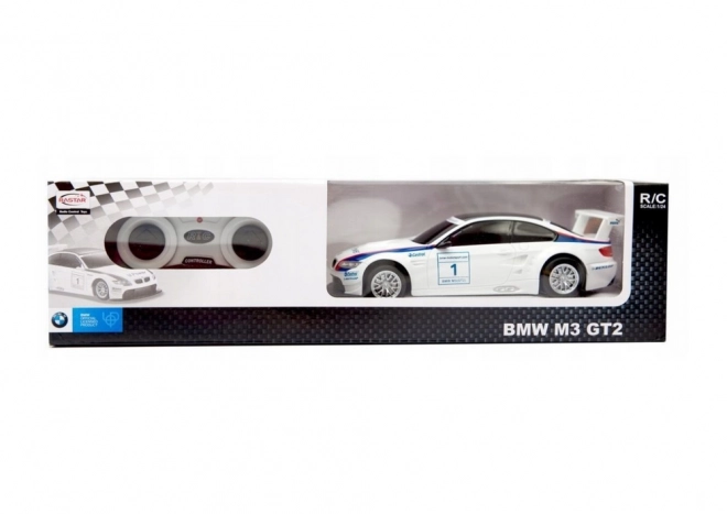 Racer RC auto 1:24 BMW M3 GT2 wit