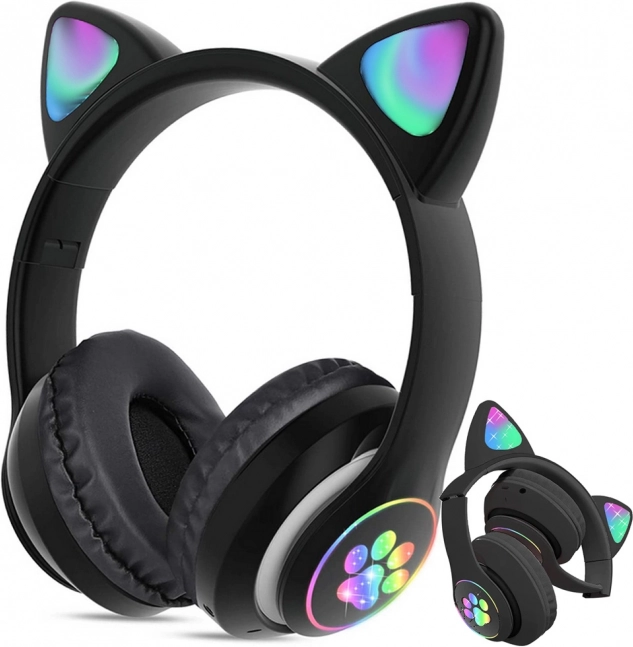 Oreilles de chat RGB qui brillent avec style