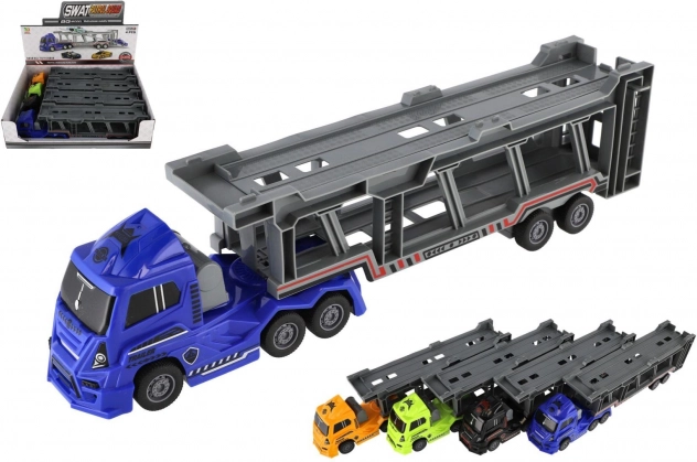 Plastic Transport Truck with Flywheel Drive 45 cm