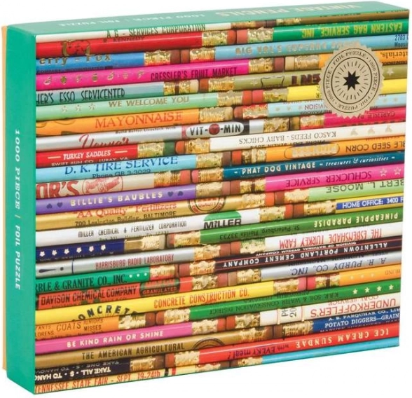 Puzzel 1000 stukjes – vintage potloden (GALISON, PHAT DOG VINTAGE)