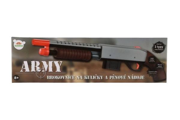 Shotgun with Balls and Accessories