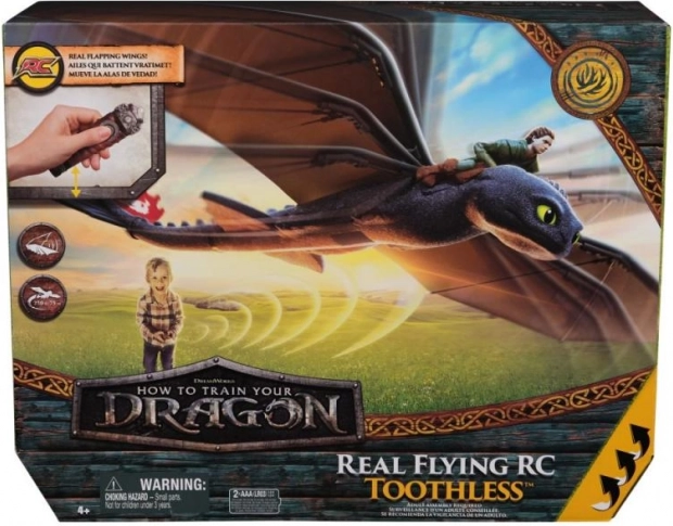 Vliegende draak Toothless met afstandsbediening