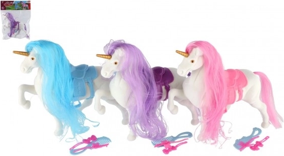 Einhorn mit kämmbarer Mähne und Zubehör