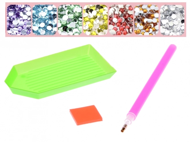 Creatieve set voor diamantstickers