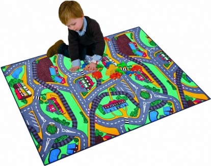 Speelkleed met wegenkaart 95 x 200 cm
