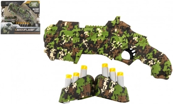 Pistolet militaire en mousse pour enfants