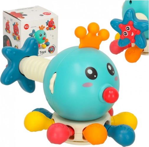Sensory Toy and Teether for Infants Octopus Bibi-Inn Blue