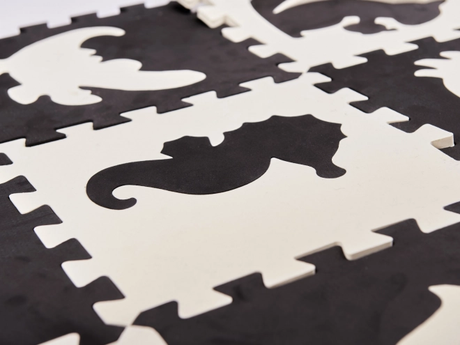 Puzzle en mousse contrastée avec animaux - 25 pièces
