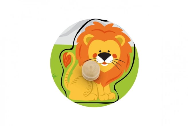 Houten inlegpuzzel - wilde dieren