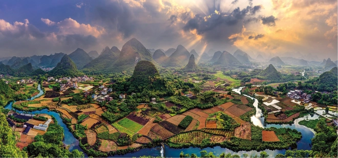 GIBSONS panoramische puzzel imposant landschap (636 stukjes)