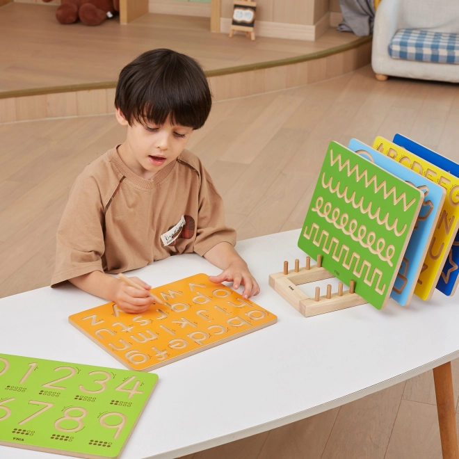 Tablette en bois pour la relaxation des mains