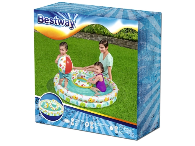 Bestway set zwembad bal ring pierenbad 122cm