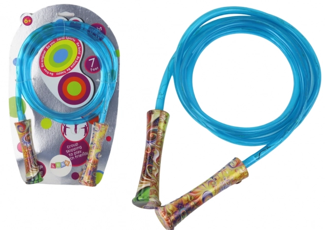 Sportset Blauw oplichtend springtouw 2,1M