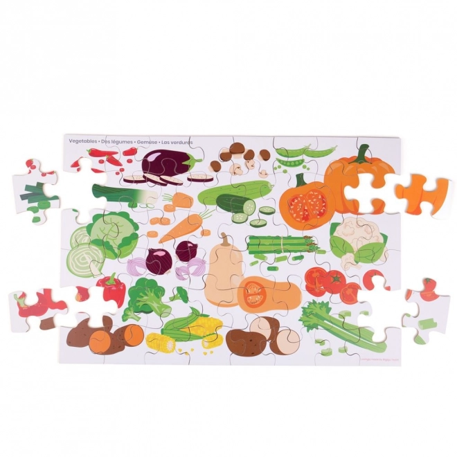 Bodenpuzzle Gemüse