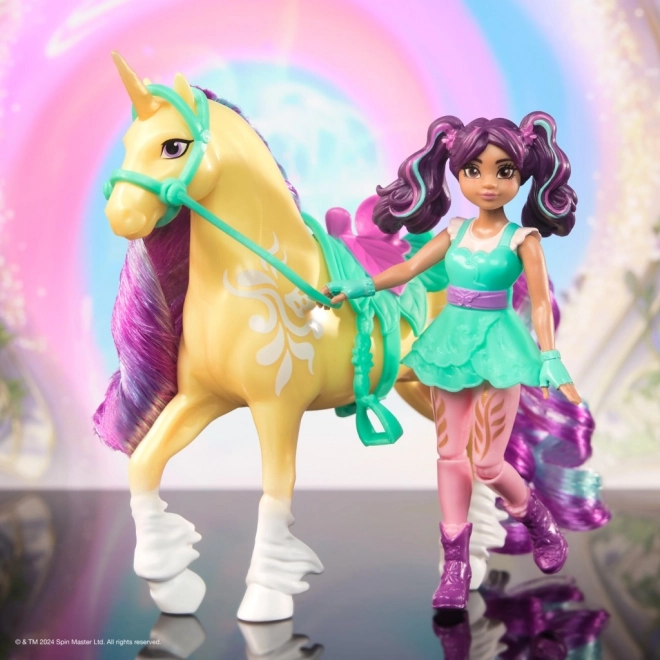 Beeldjes Ava en Leaf van Unicorn Academy