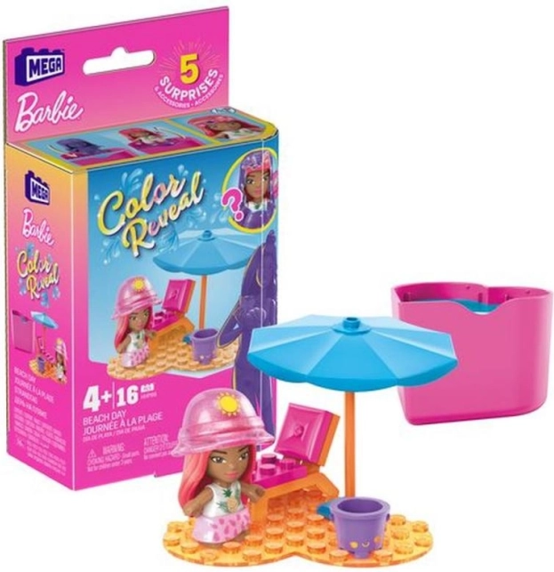 Mega Construx Barbie Color Reveal micropopje