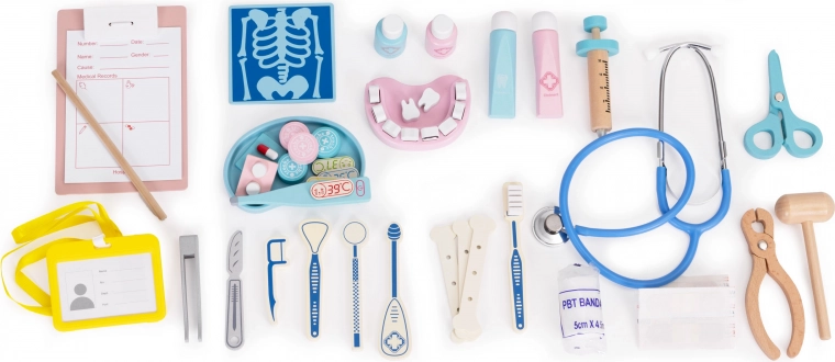 2 in 1: dokter en tandarts in één set