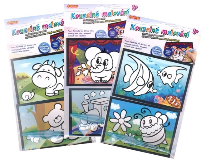 Magische schilderen set 2 stuks
