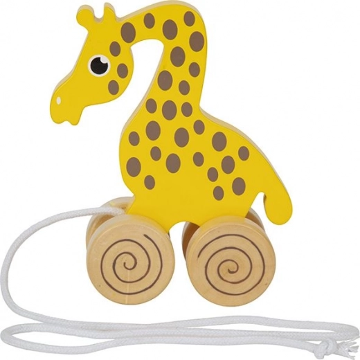 houten trekfiguur giraf Nature Planet
