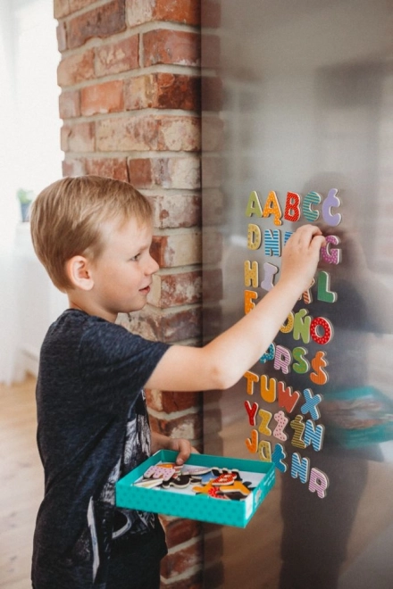 Magnetische houten letters