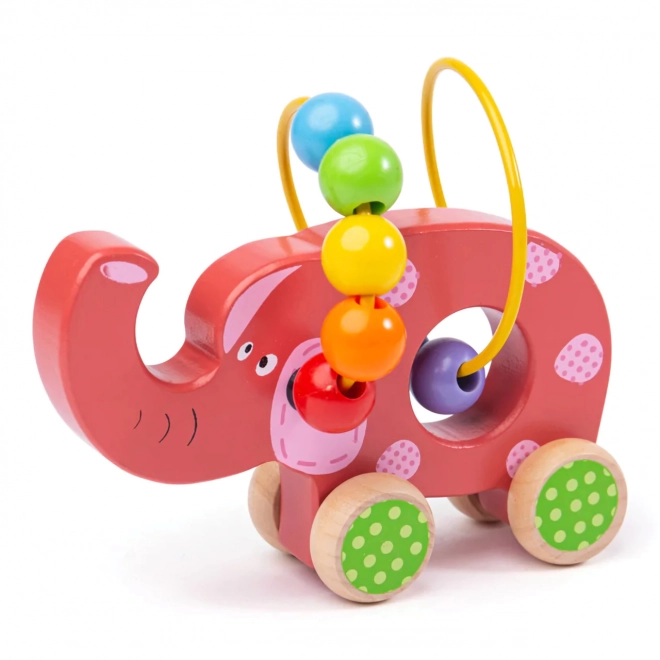 Holz Motorik-Labyrinth Elefant von Bigjigs