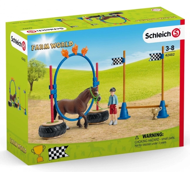 Schleich Farm World Agility-Wettbewerb für Ponys